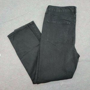 Jessica Simpson Size 31 Adored High Rise Rolled Ankle Black Jeans